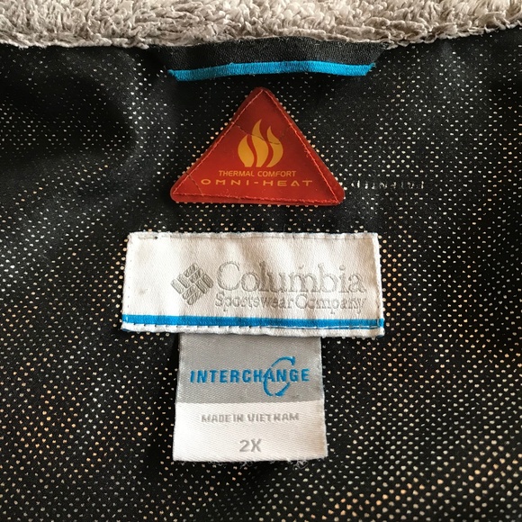 Columbia Kaleidaslope Omni-Heat Thermal Reflective Puffer Jacket Plus 2X Black - Picture 7 of 9